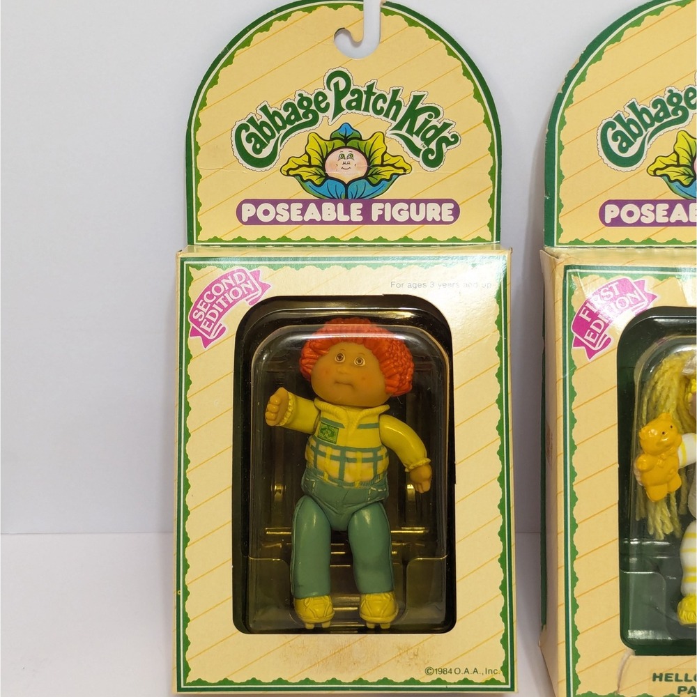 Lot Of 3 Cabbage Patch Kids Poseable Figures 1984 Vintage Original Boxes - Picture 4 of 12
